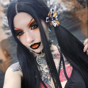 Women wig Synthetic Natural Hairline Soft Wig Heat Resistant Fiber Daily Makeup